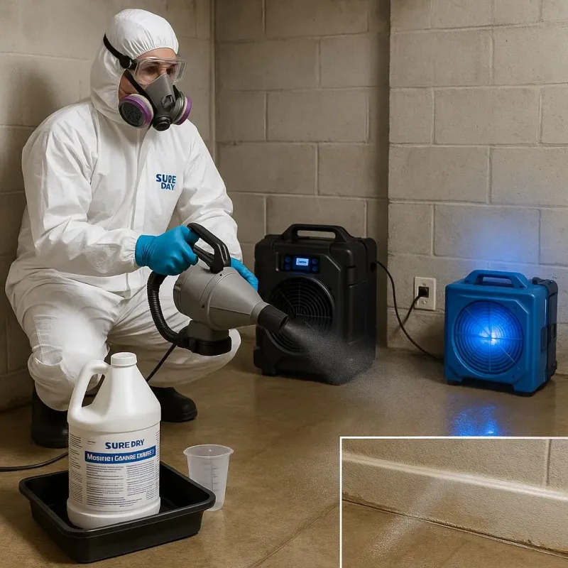Sanitization and Odor Removal process in Wessington Springs, SD